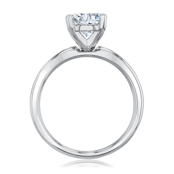 2ct Oval Lab Grown Diamond Engagement Ring