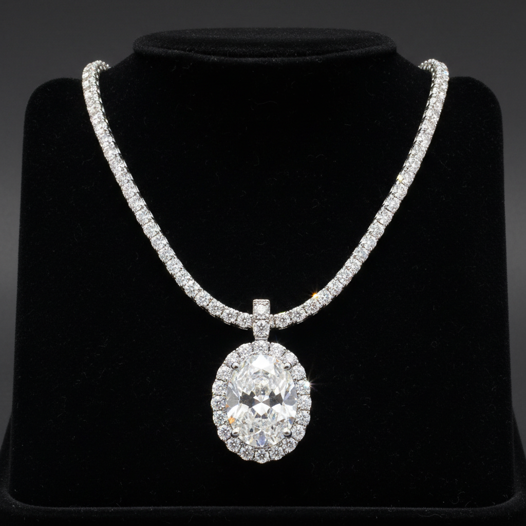 Diamond Pavé Necklace